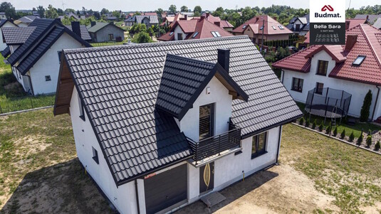 Крыша для дома BUDMAT Bella Sara Черный D-MATT 9005 - фото 0