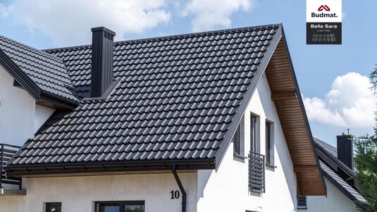 Крыша для дома BUDMAT Bella Sara Черный D-MATT 9005 - фото 2