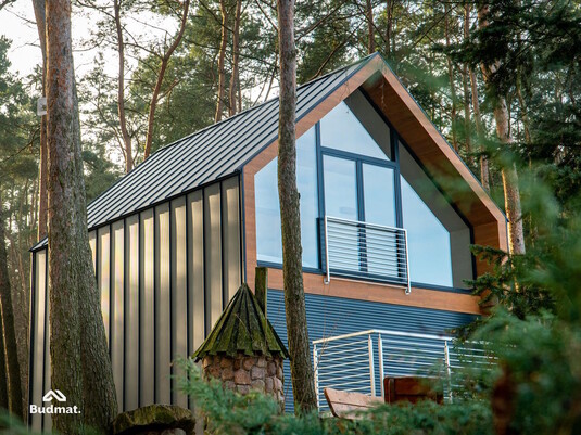 Крыша для дома BUDMAT Кликфальц IRON Click Ultramat 9005 - фото 1