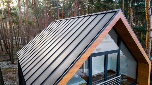 Крыша для дома BUDMAT Кликфальц IRON Click Ultramat 9005 - фото 3