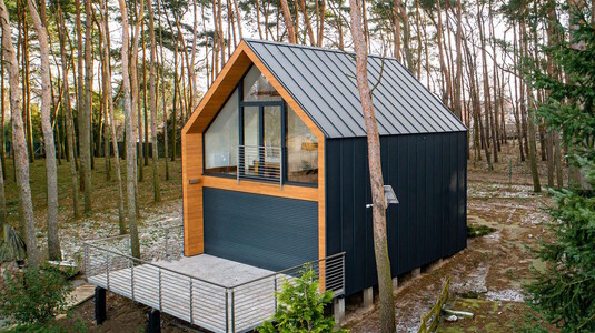 Крыша для дома BUDMAT Кликфальц IRON Click Ultramat 9005 - фото 4