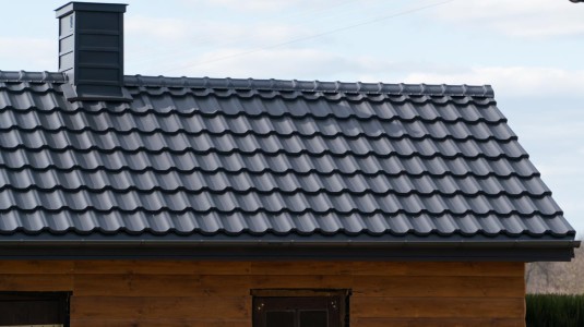 Крыша для дома BUDMAT Venecja Графитовый X-MATT 455 - фото 6