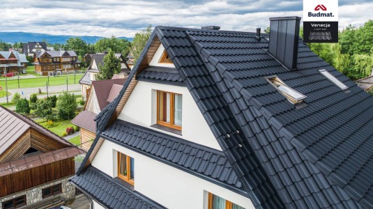 Крыша для дома BUDMAT Venecja Черный D-MATT 9005 - фото 7
