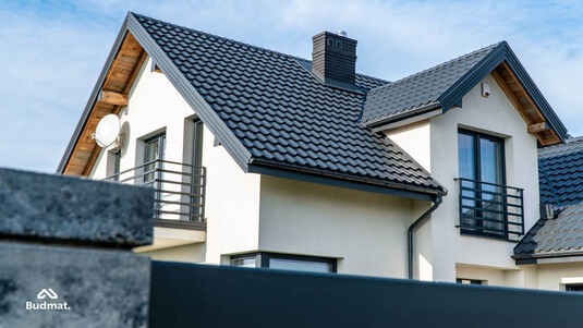 Крыша для дома BUDMAT Venecja Графитовый X-MATT 455 - фото 2