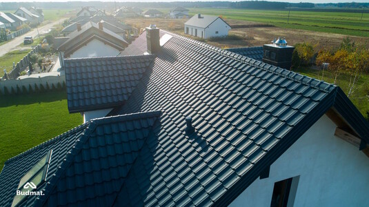 Крыша для дома BUDMAT Venecja Графитовый X-MATT 455 - фото 3