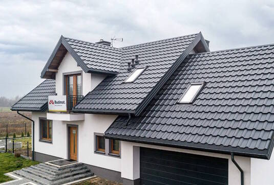 Крыша для дома BUDMAT Ferrara  Графитовый X-MATT 455 - фото 10