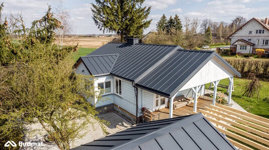 Крыша для дома BUDMAT Кликфальц IRON Click Ultramat 7024 - фото 0