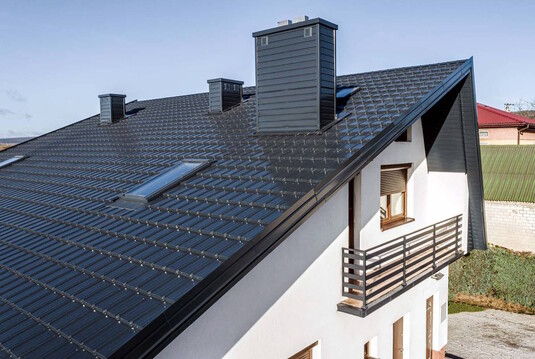 Крыша для дома BUDMAT Murano Антрацитовый IDEAL-Satin 534 - фото 0