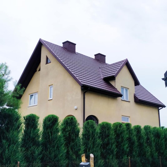 Крыша для дома BUDMAT Como Коричневый D-Matt 8017 - фото 0