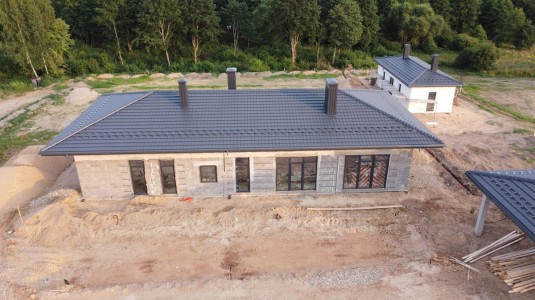 Крыша для дома BUDMAT Murano Черный IDEAL-Matt 9005 - фото 1