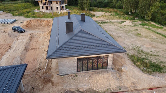 Крыша для дома BUDMAT Murano Черный IDEAL-Matt 9005 - фото 2