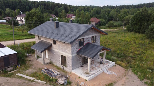 Крыша для дома BUDMAT Venecja Черный IDEAL-Matt 9005 - фото 0