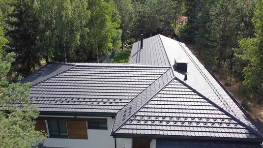 Крыша для дома BUDMAT Murano Графитовый X-MATT 455 - фото 3