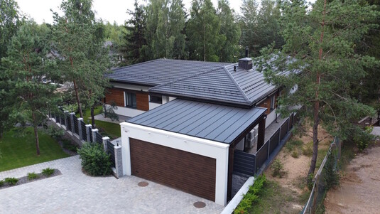 Крыша для дома BUDMAT Murano Графитовый X-MATT 455 - фото 2