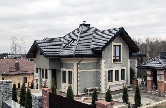 Крыша для дома BUDMAT Murano Черный D-Matt 9005 - фото 0