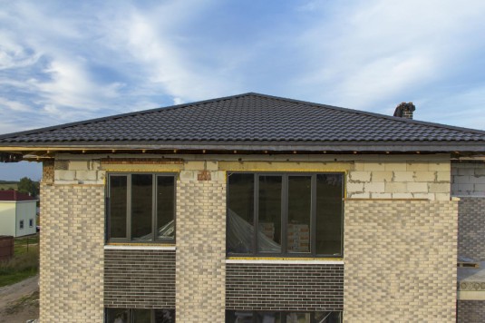 Крыша для дома BUDMAT Rialto Черный D-Matt 9005 - фото 1