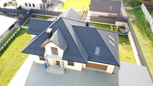 Крыша для дома BUDMAT Venecja Черный X-Matt 015 - фото 0