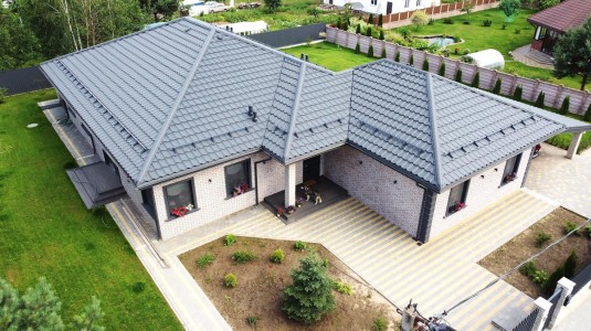 Крыша для дома BUDMAT Ferrara Графитовый D-Matt 7024 - фото 11