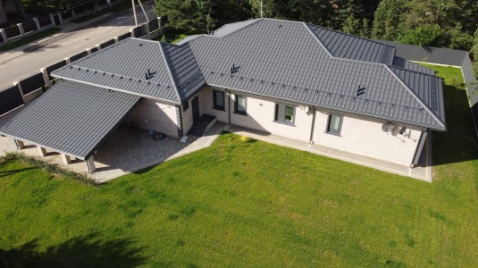 Крыша для дома BUDMAT Ferrara Графитовый D-Matt 7024 - фото 8