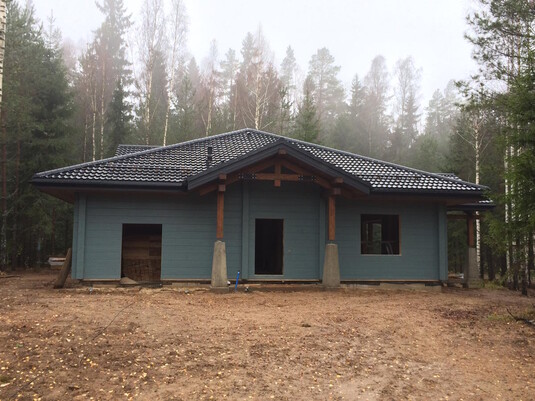 Крыша для дома BUDMAT Bella Sara Черный D-MATT 9005 - фото 1