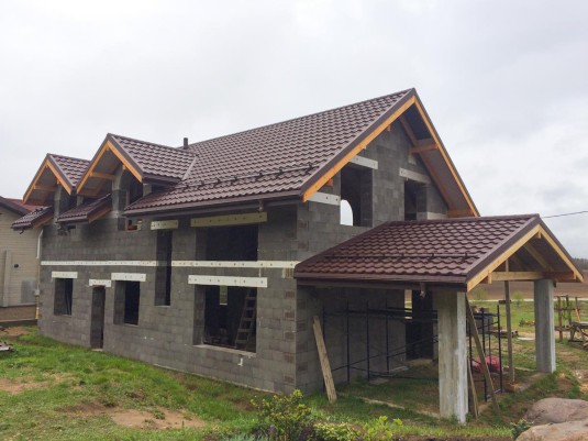 Крыша для дома BUDMAT Venecja Коричневый D-Matt 8017 - фото 1