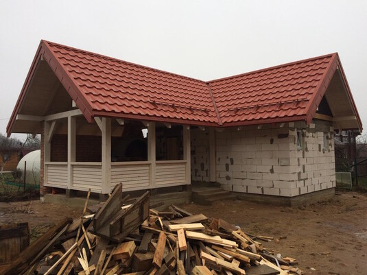 Крыша для дома BUDMAT Ferrara Кирпичный X-Matt 742 - фото 3