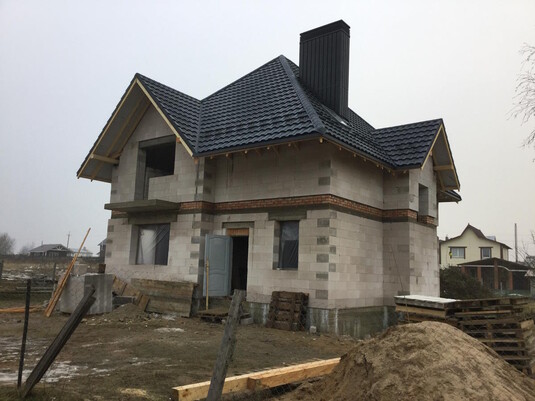 Крыша для дома BUDMAT Rialto Черный D-Matt 9005 - фото 1