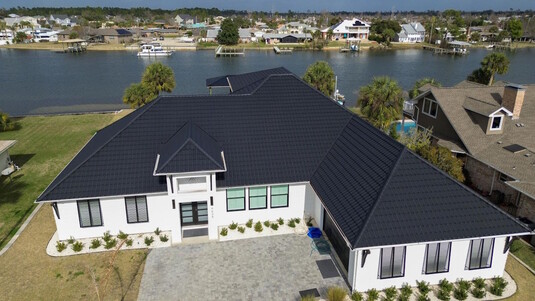 Крыша для дома BUDMAT Venecja Черный X-Matt 015 - фото 0