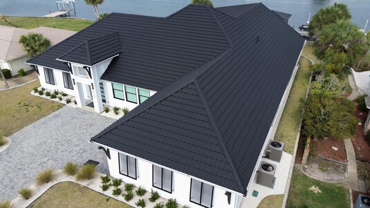 Крыша для дома BUDMAT Venecja Черный X-Matt 015 - фото 1