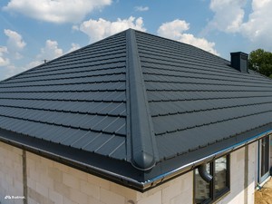 Заглушка вальмовая ZS-FLAT для конька GSM-FLAT